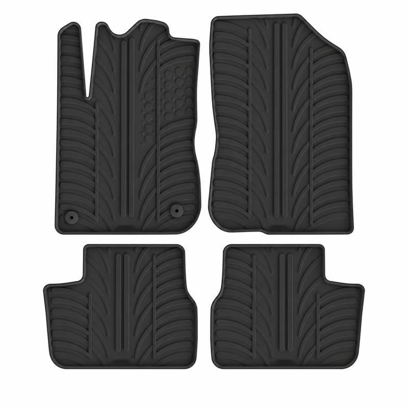 Gummi-Autofußmatten für Peugeot 208 (2012-2019)