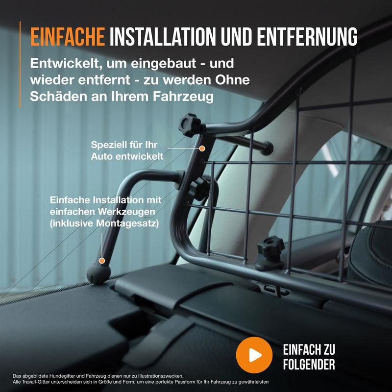 VW T-Cross Hundegitter und Trenngitter Set (2018-2024)