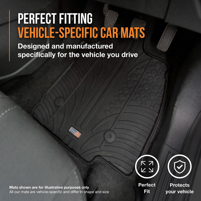 Nissan Rogue Rubber Car Mats (2016-2024)