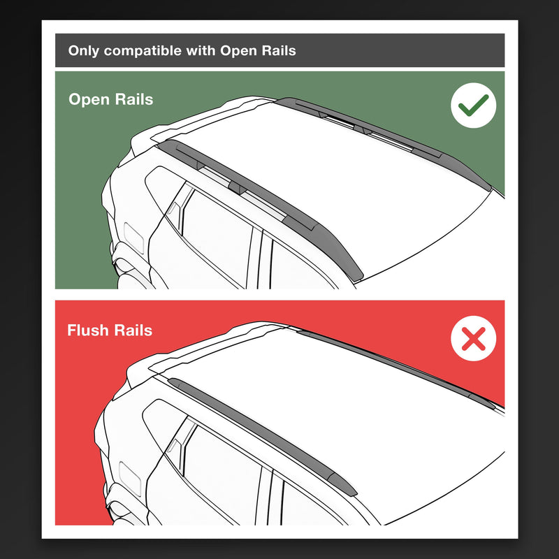 Volkswagen T-Cross Aluminium-Dachträger (Offen) 125 cm (ab 2024)