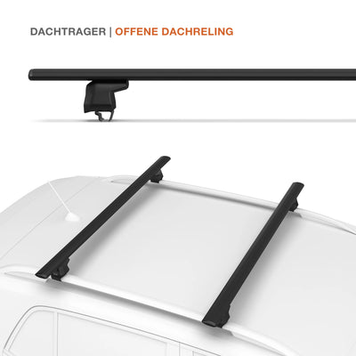 Ford Grand C-Max Aluminium-Dachträger (Offen) 125 cm (2010-2019)