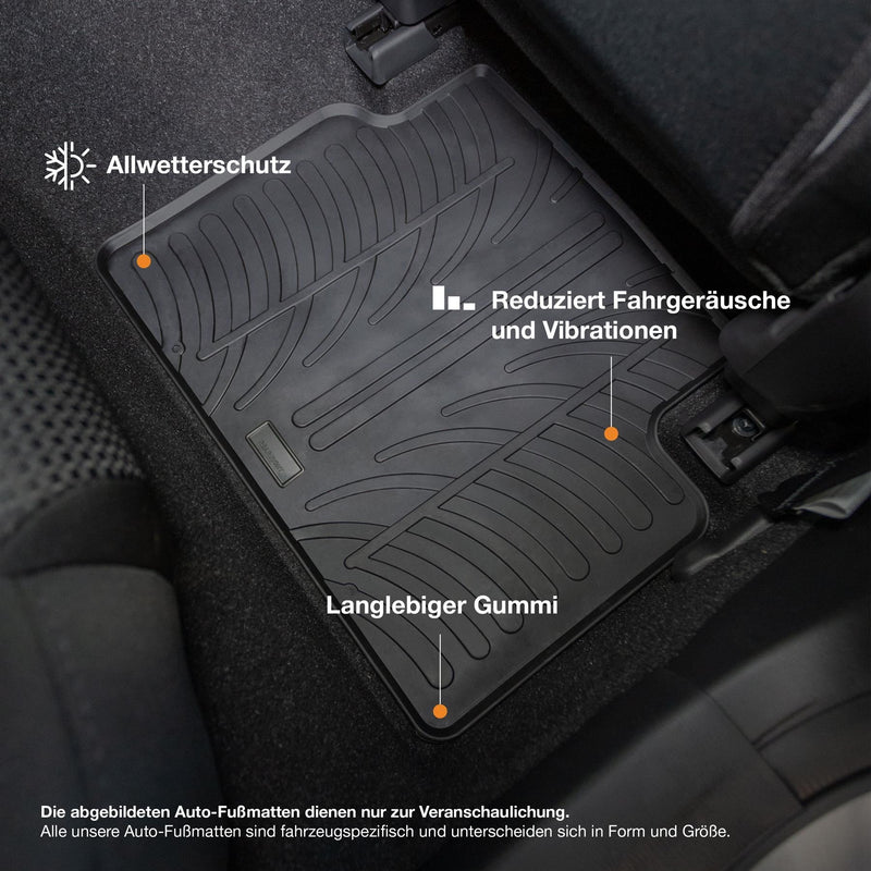 Dacia Duster Rubber Car Mats (2017-2024)
