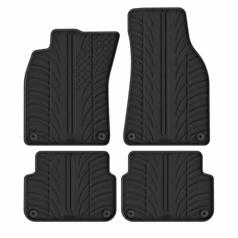 Gummi-Autofußmatten für Audi A6 (2004-2011)